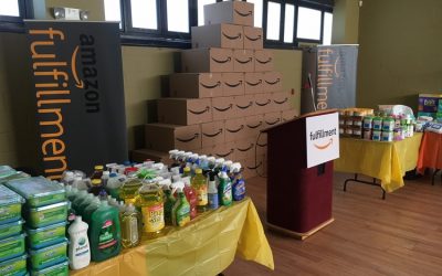 Amazon and Triple C Distribute Smile Packages