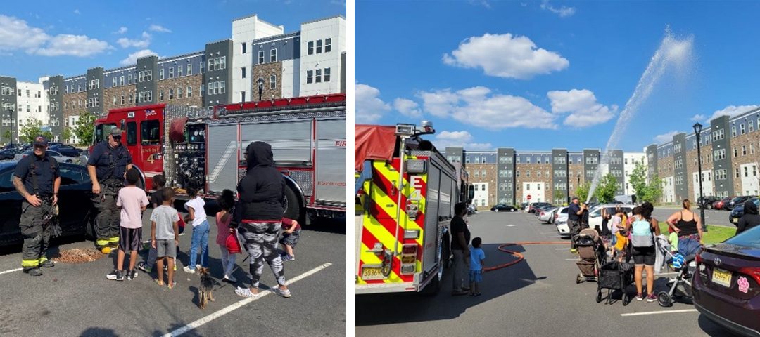 Edison Fire Department Shares Fire Safety Education with Children at Truman Square