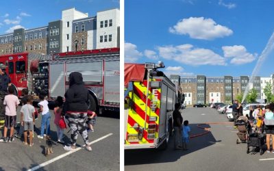 Edison Fire Department Shares Fire Safety Education with Children at Truman Square