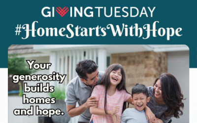 This Giving Tuesday, Help Us Build Hope